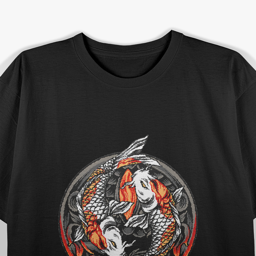 KOI Fish Cool Japanese Aesthetic Zen Art Lovers T-Shirt