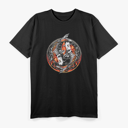 KOI Fish Cool Japanese Aesthetic Zen Art Lovers T-Shirt