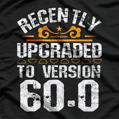 Version 60.0 Leveling Up At 60 Funny Birthday Gear T-Shirt