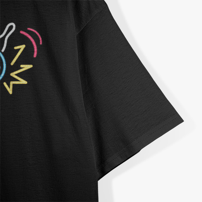 80s Retro Neon Sign Strike Bowling Vintage Bowling T-Shirt