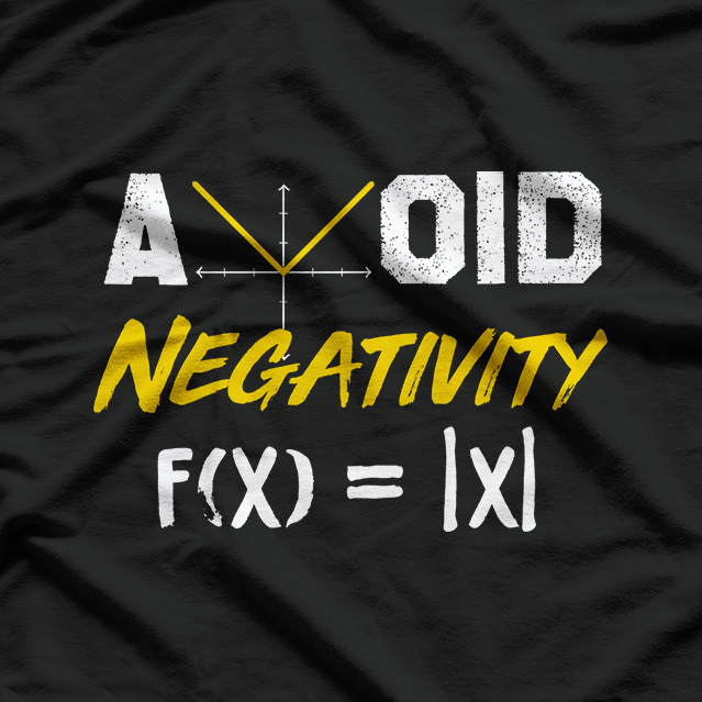 Avoid Negativity Clever Funny Equation T-Shirt