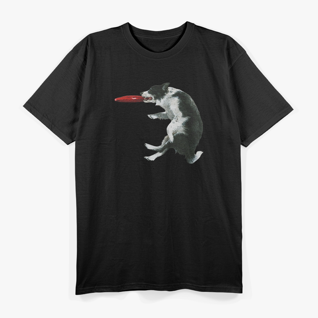 Border Collie Frisbee Sheepdog Agility Sports T-Shirt