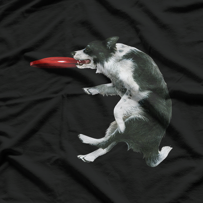 Border Collie Frisbee Sheepdog Agility Sports T-Shirt