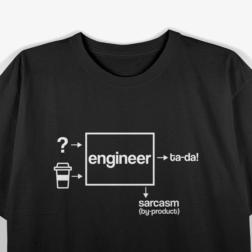 Engineer Coffee Funny Job Occupation T-Shirt