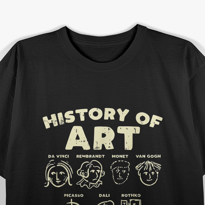 Funny Meme of Famous Artists Painter T-Shirt