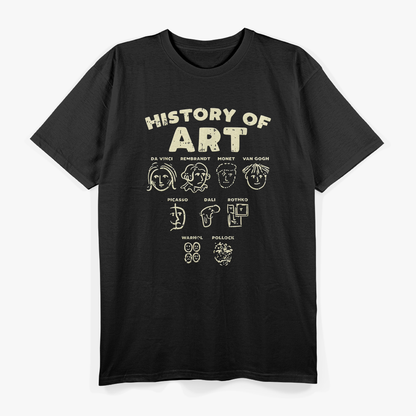 Funny Meme of Famous Artists Painter T-Shirt