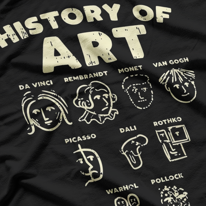 Funny Meme of Famous Artists Painter T-Shirt