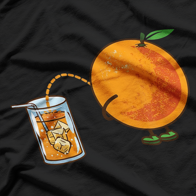 OJ Lover Funny Orange Juice Healthy Humor T-Shirt