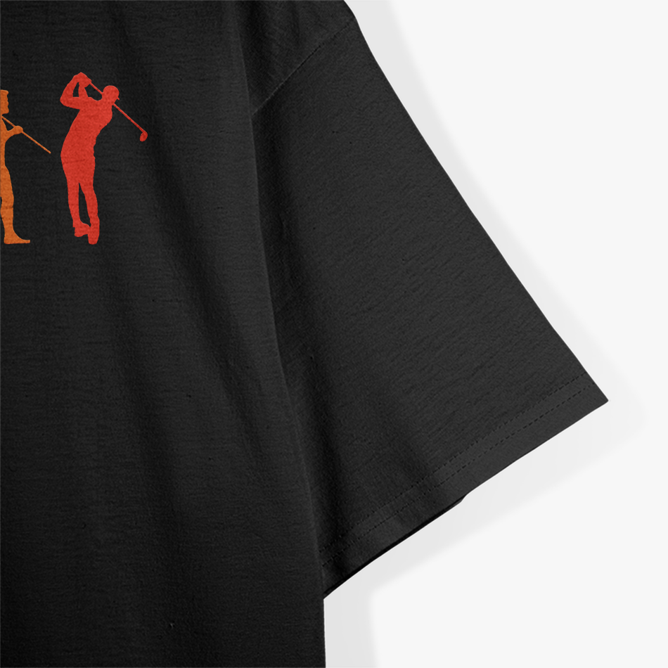 Great Golf - Funny Human Evolution T-Shirt