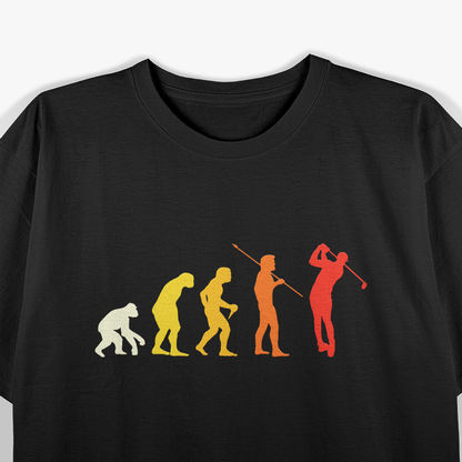 Great Golf - Funny Human Evolution T-Shirt