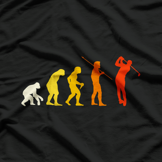 Great Golf - Funny Human Evolution T-Shirt