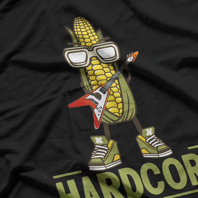 HardCorn – Funny Rock Music Guitar Corn Band T-Shirt