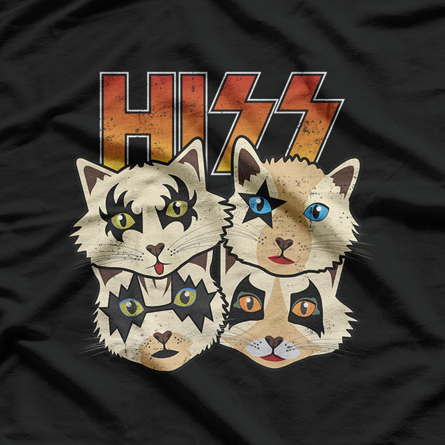 HISS: Funny Cat Band Parody T-Shirt