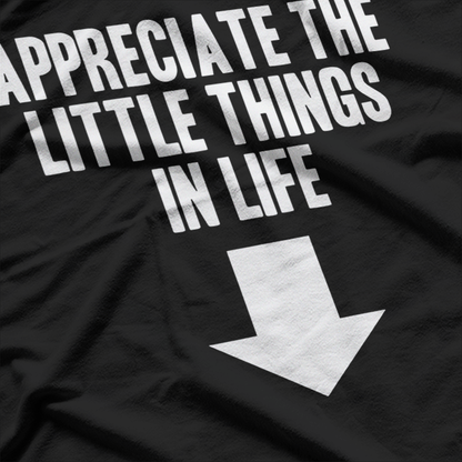 Appreciate the Little Things Funny Dirty Joke T-Shirt