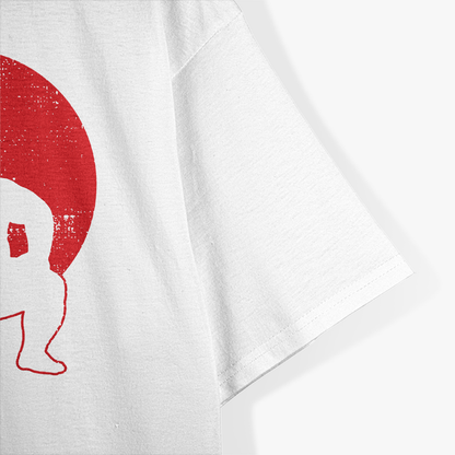 Sumo Japan Japanese Flag Wrestler Vintage T-Shirt