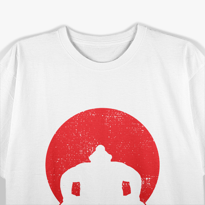 Sumo Japan Japanese Flag Wrestler Vintage T-Shirt