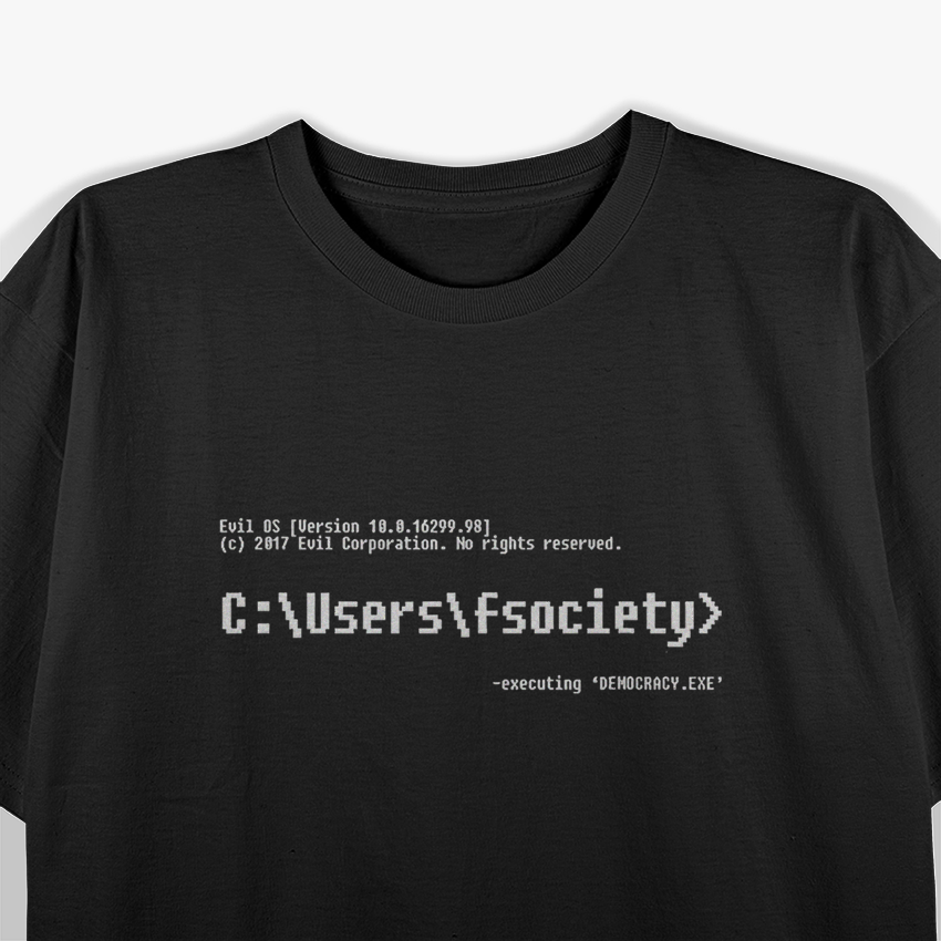 Society System Admin Funny IT Tech Sysadmin Geek Humor T-Shirt