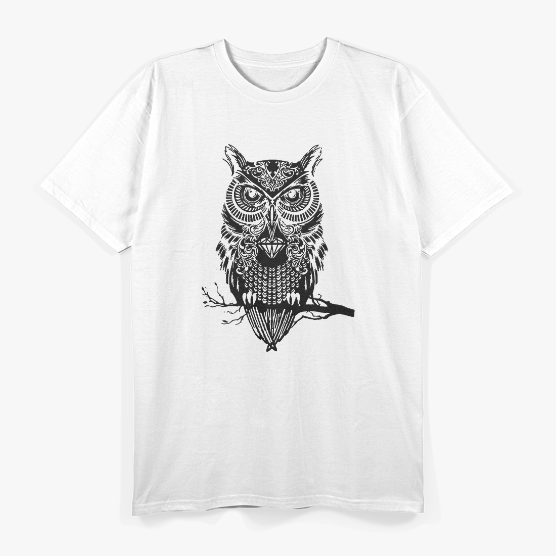 Hipster Owl Inked: Tattoo Lover’s Unique T-Shirt