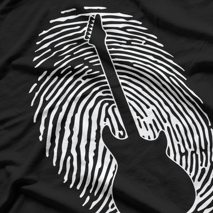 Electric Guitar – Rock Your Identity Fingerprint T-Shirt