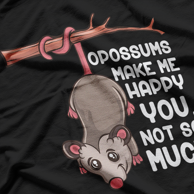 Funny Possum Cool Retro Wildlife Animal Lovers T-Shirt