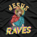 Jesus Funny Music Party – Religious Humor Design T-Shirt