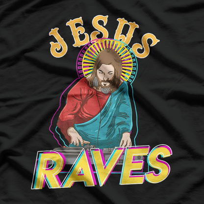 Jesus Funny Music Party – Religious Humor Design T-Shirt