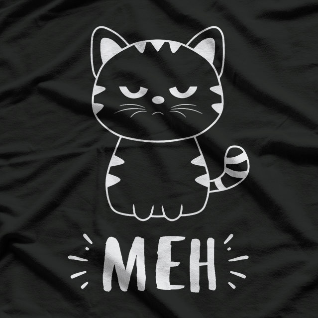 Meh Cat: Funny Lazy Mood T-Shirt