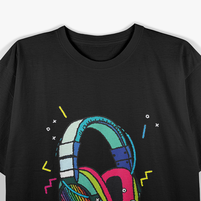 Music Sound Headphones Funny T-Shirt