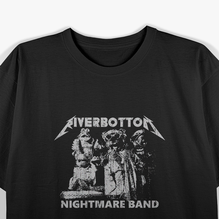 Riverbottom Nightmare Band RNB Rock Parody Music T-Shirt