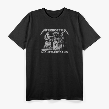 Riverbottom Nightmare Band RNB Rock Parody Music T-Shirt