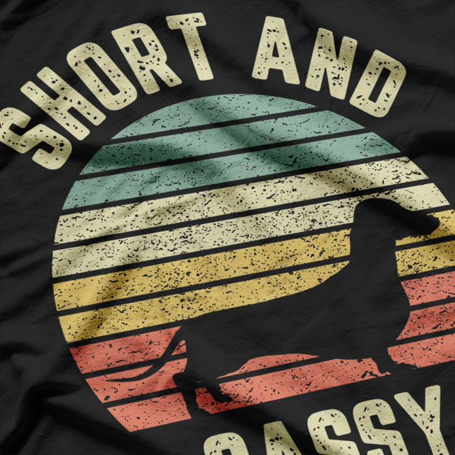 Short Legs, Big Attitude: Funny Wiener Dog Dachshund T-Shirt