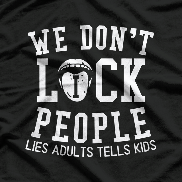 We Don’t Lick People Funny Adult Humor T-Shirt