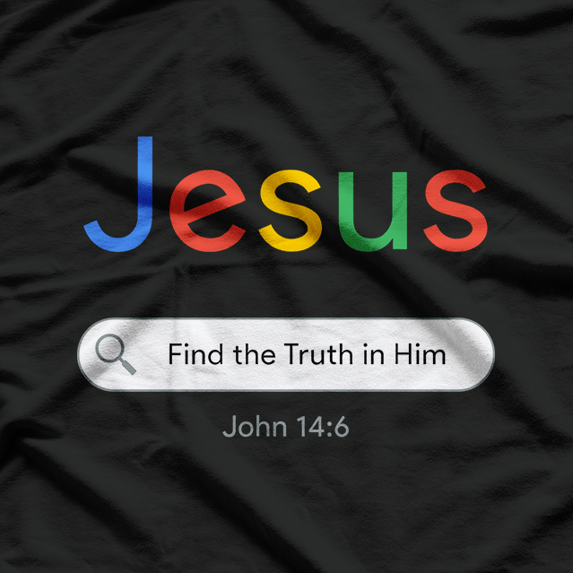 Christian Faith Search Engine Funny Religious Humor T-Shirt