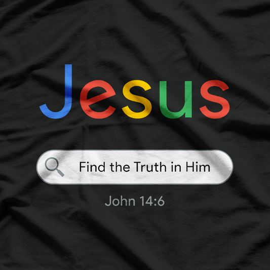 Christian Faith Search Engine Funny Religious Humor T-Shirt