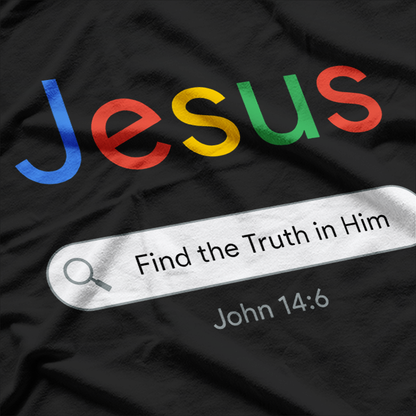 Christian Faith Search Engine Funny Religious Humor T-Shirt