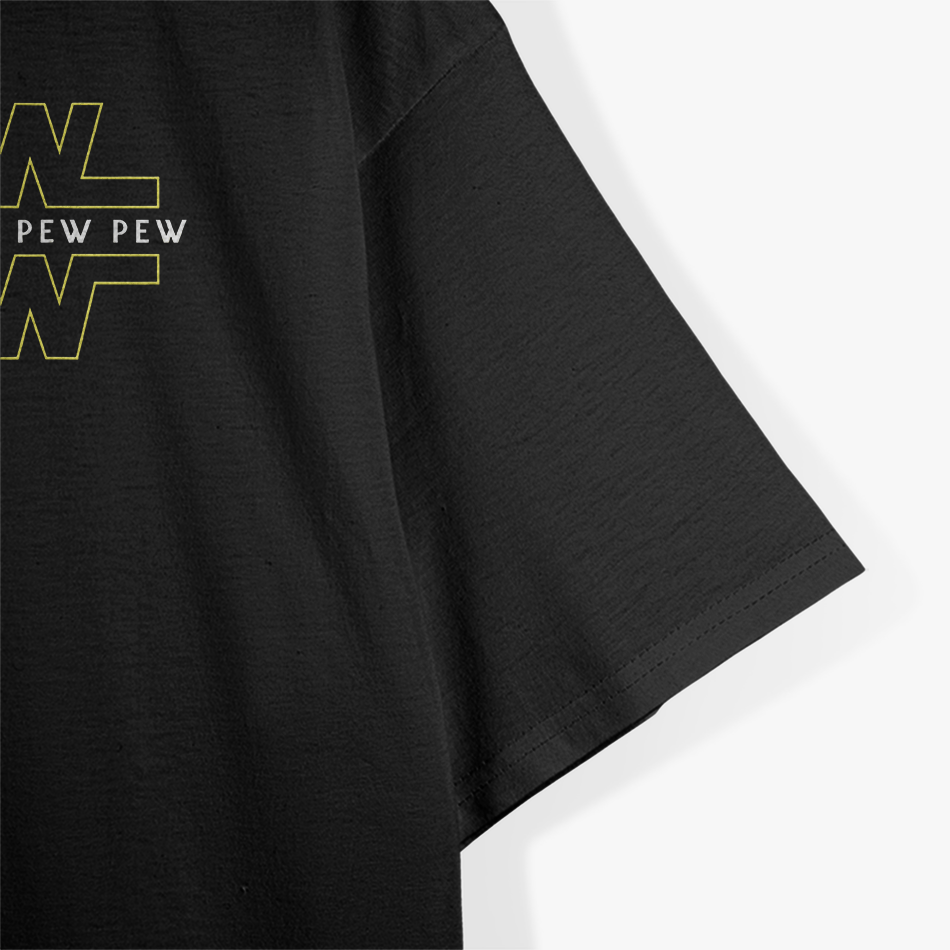 Funny Pew Pew Pew Sound Effect Gun Meme Humor Lover T-Shirt