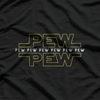 Funny Pew Pew Pew Sound Effect Gun Meme Humor Lover T-Shirt