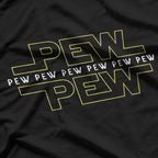 Funny Pew Pew Pew Sound Effect Gun Meme Humor Lover T-Shirt