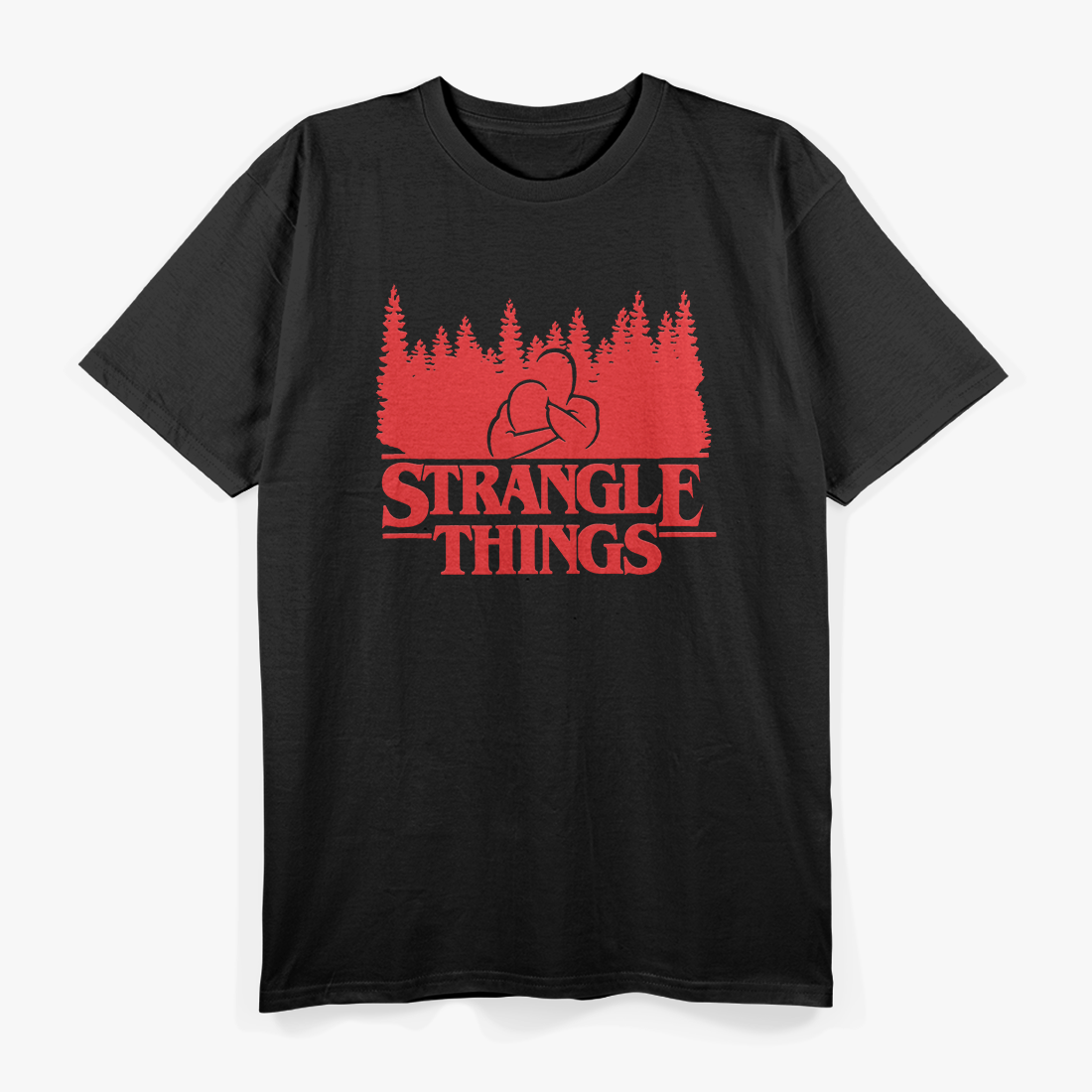 Funny StrangleThings Brazilian Jiu Jitsu T-Shirt