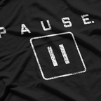 Gamer Pause Button Vintage T-Shirt