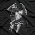 Lucifer Light Occult Dark Gothic Art Statue T-Shirt