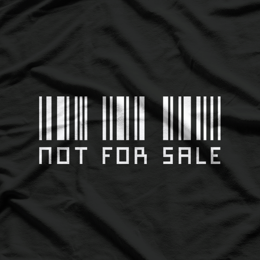 Not For Sale Barcode Shop Humor T-Shirt