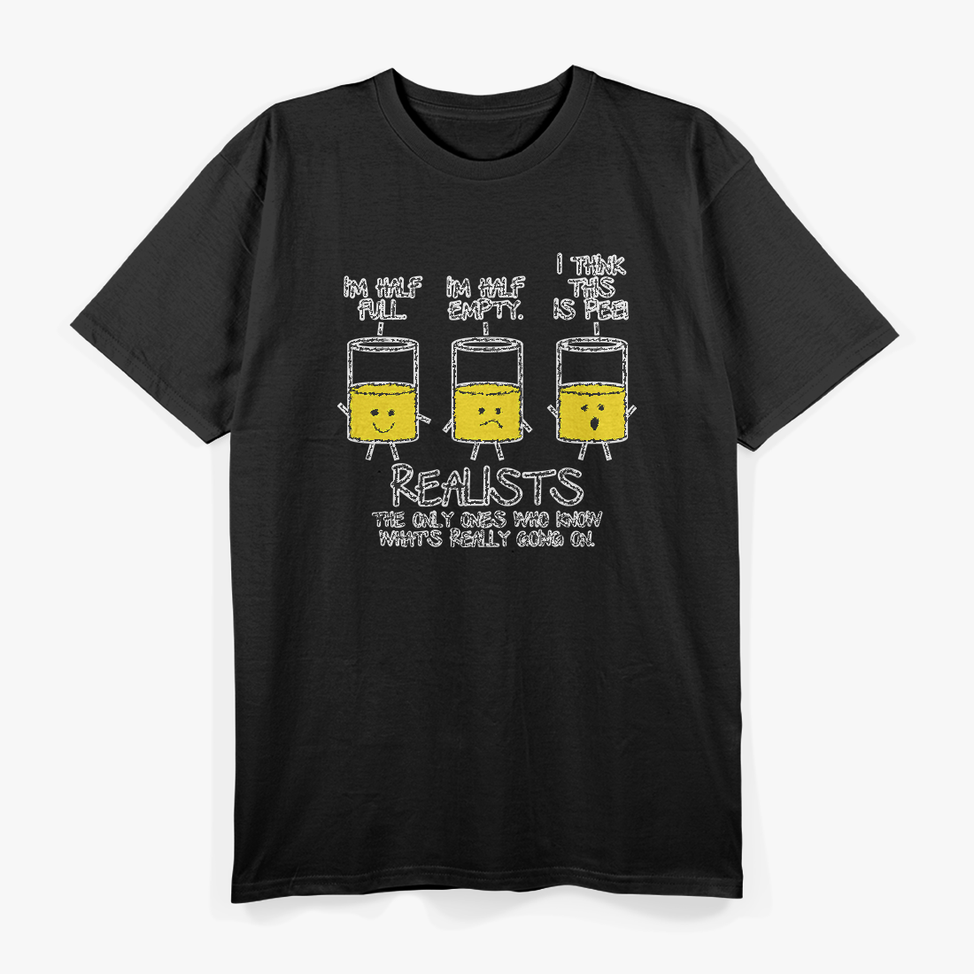 The Realists Cool Adult Sarcastic Graphic T-Shirt