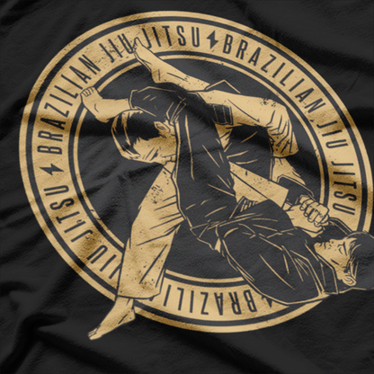 Brazilian Jiu Jitsu Vintage Martial Arts Grappling T-Shirt