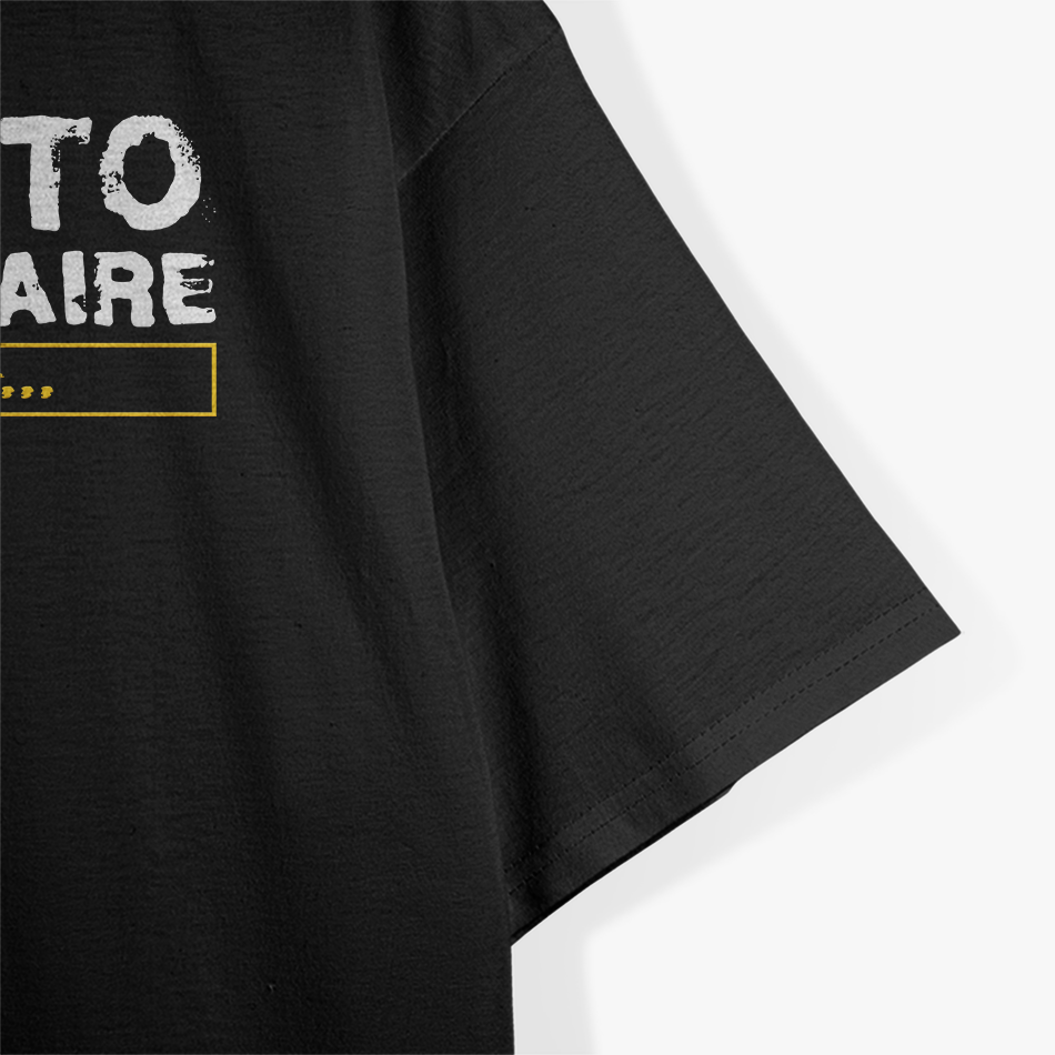 Crypto Millionaire Loading Funny Bitcoin Ethereum T-Shirt