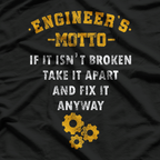 Engineer Engineering Mechanical Profession Electrical T-Shirt