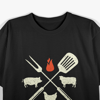 Funny BBQ Vintage Retro T-Shirt