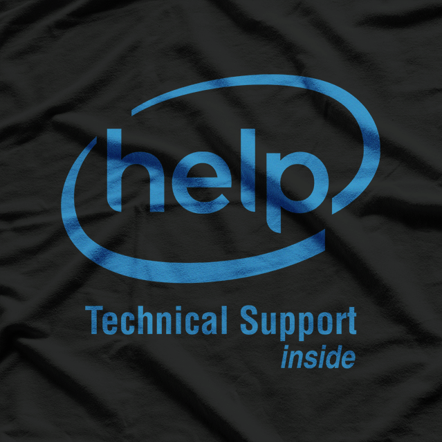 Funny Intel Inside Parody Tech Geek T-Shirt