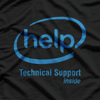 Funny Intel Inside Parody Tech Geek T-Shirt