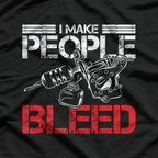 Funny Saying Tattoo Artist i make people Tattooist T-Shirt